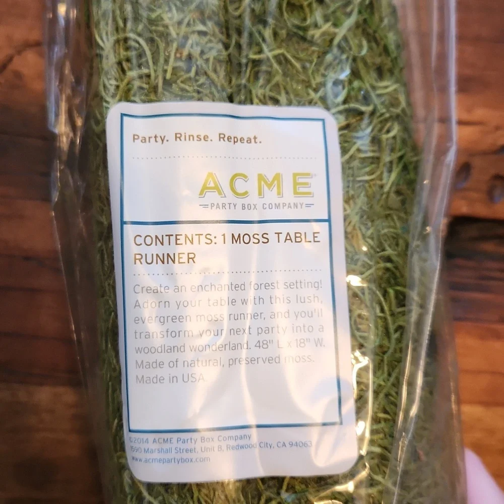 🚦3for$15🚦Acme Moss Table Runner